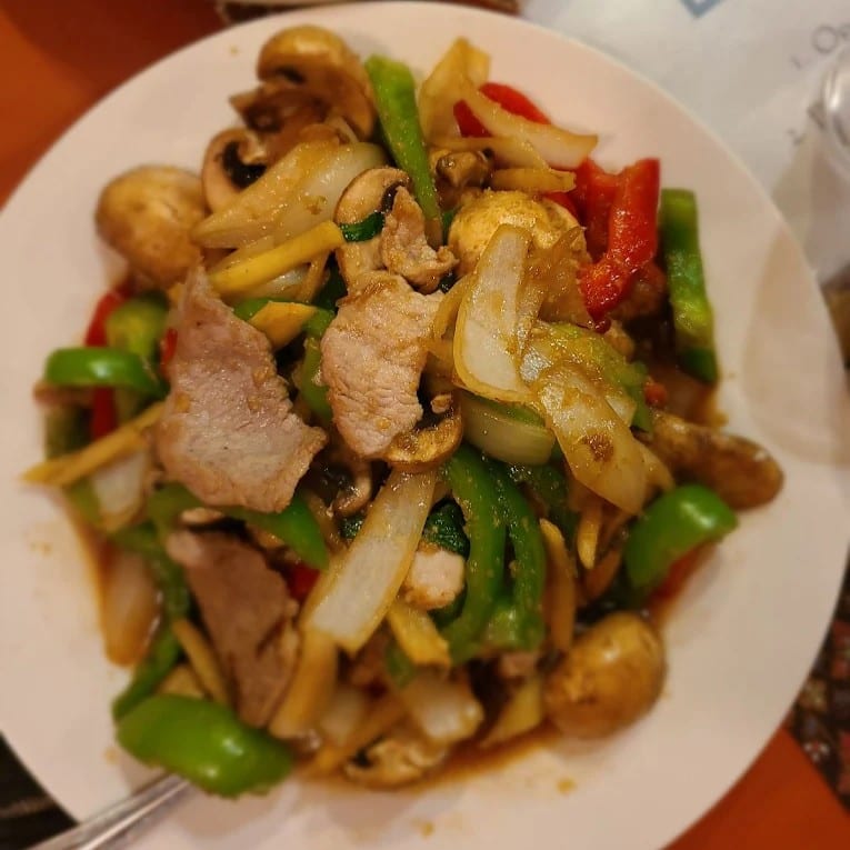Pad Ginger Stir-Fry.