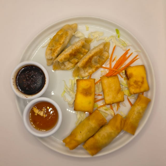 Combination Appetizer Plate.