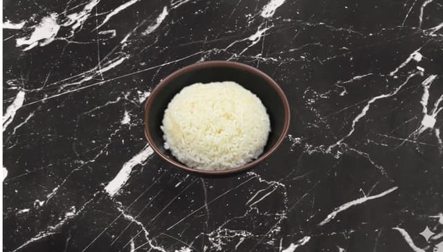 Steamed Jasmine Rice.